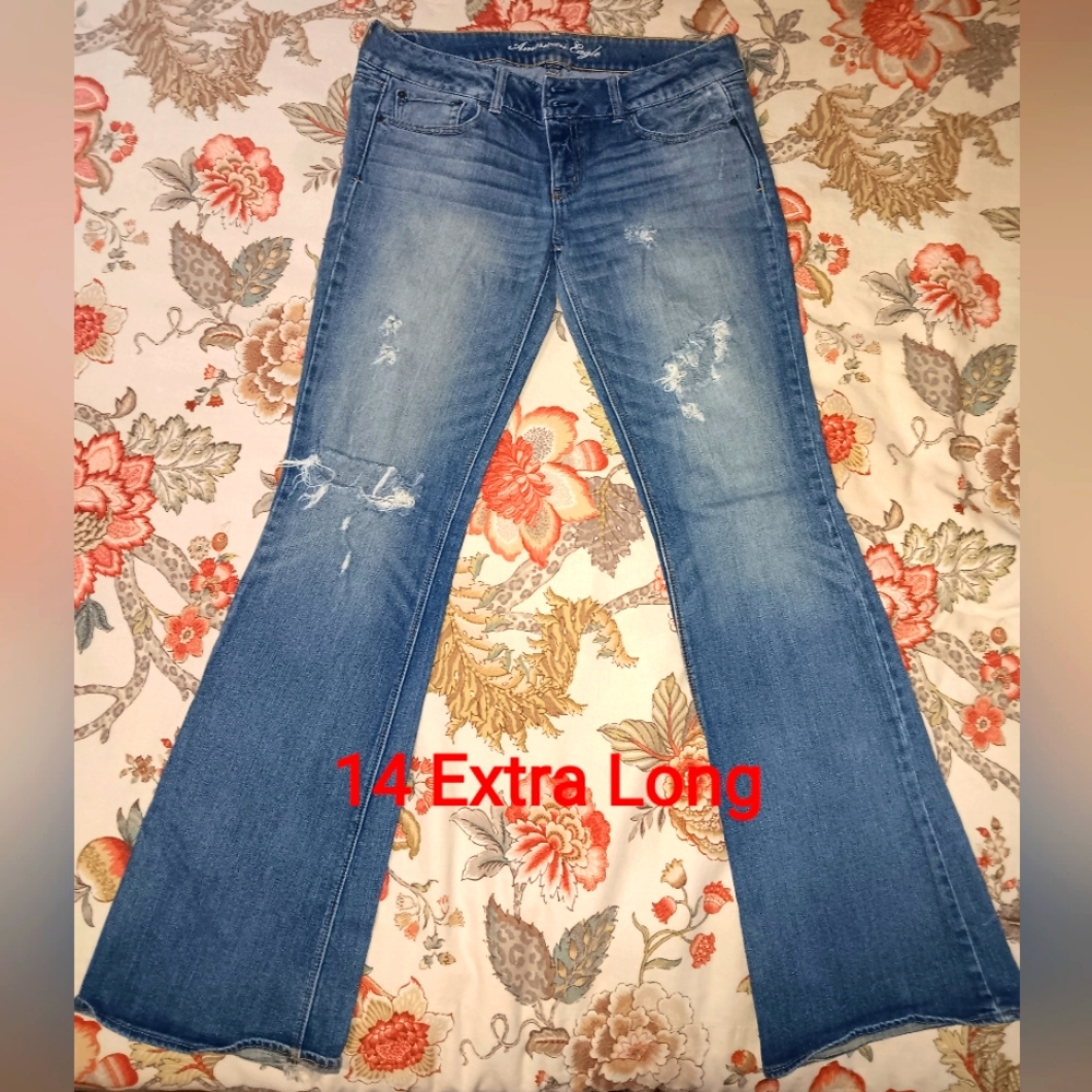 American Eagle 14 X-Long women's jeans